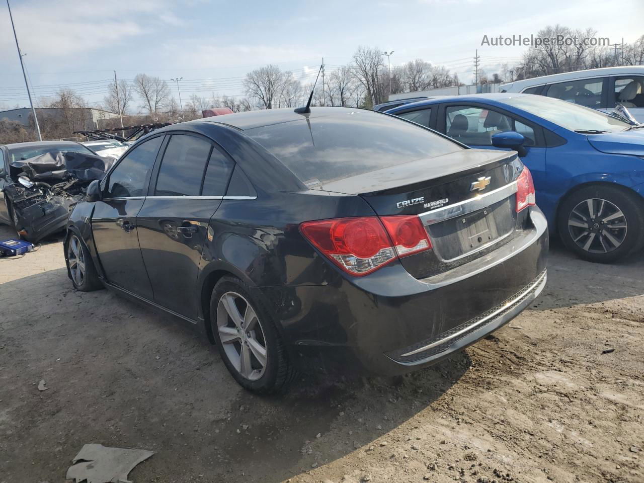 2013 Chevrolet Cruze Lt Black vin: 1G1PE5SB2D7118617