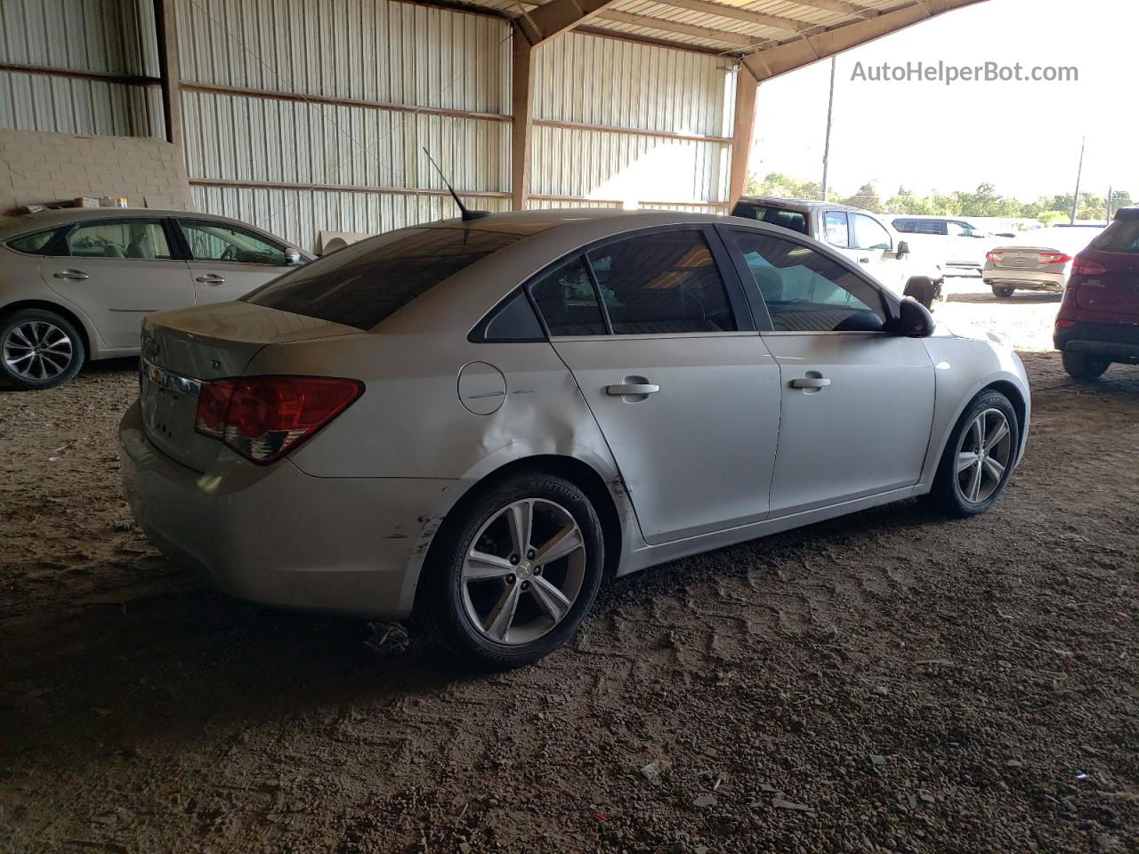 2014 Chevrolet Cruze Lt Silver vin: 1G1PE5SB2E7122801