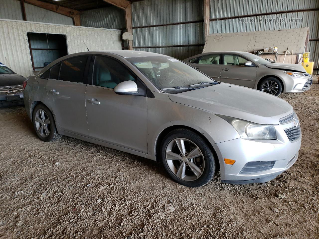 2014 Chevrolet Cruze Lt Silver vin: 1G1PE5SB2E7122801