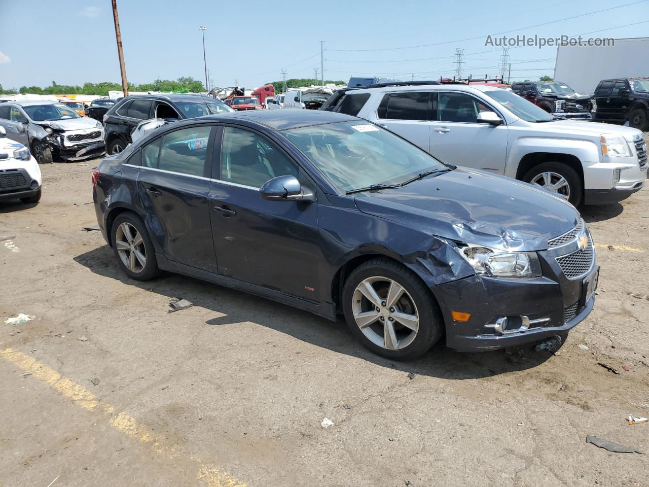 2014 Chevrolet Cruze Lt Черный vin: 1G1PE5SB2E7152249