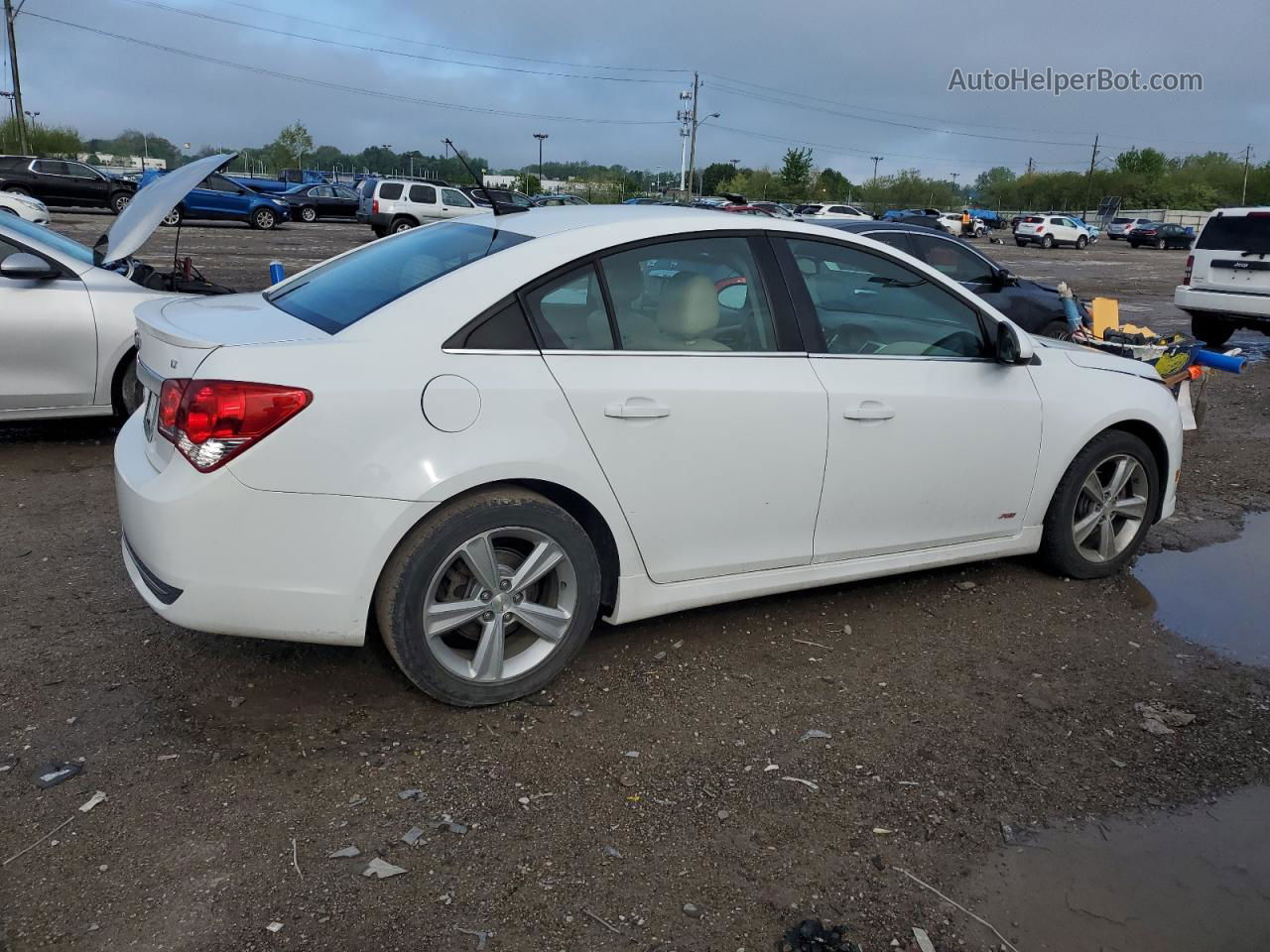 2014 Chevrolet Cruze Lt Белый vin: 1G1PE5SB2E7360079