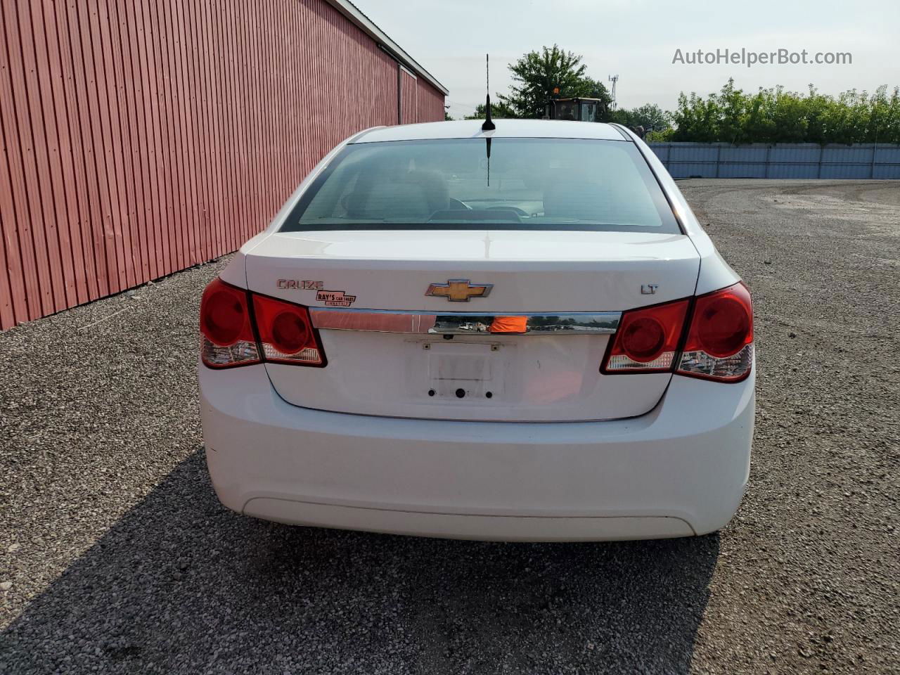 2014 Chevrolet Cruze Lt White vin: 1G1PE5SB2E7423293