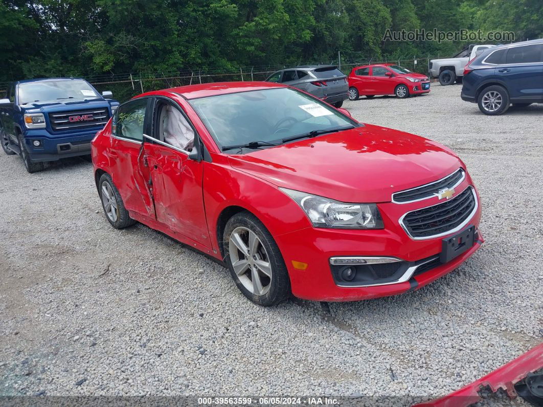 2015 Chevrolet Cruze 2lt Auto Red vin: 1G1PE5SB2F7126445