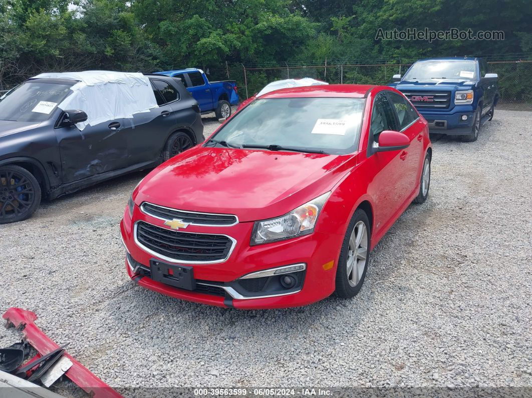 2015 Chevrolet Cruze 2lt Auto Red vin: 1G1PE5SB2F7126445