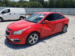 2015 Chevrolet Cruze Lt Red vin: 1G1PE5SB2F7154830