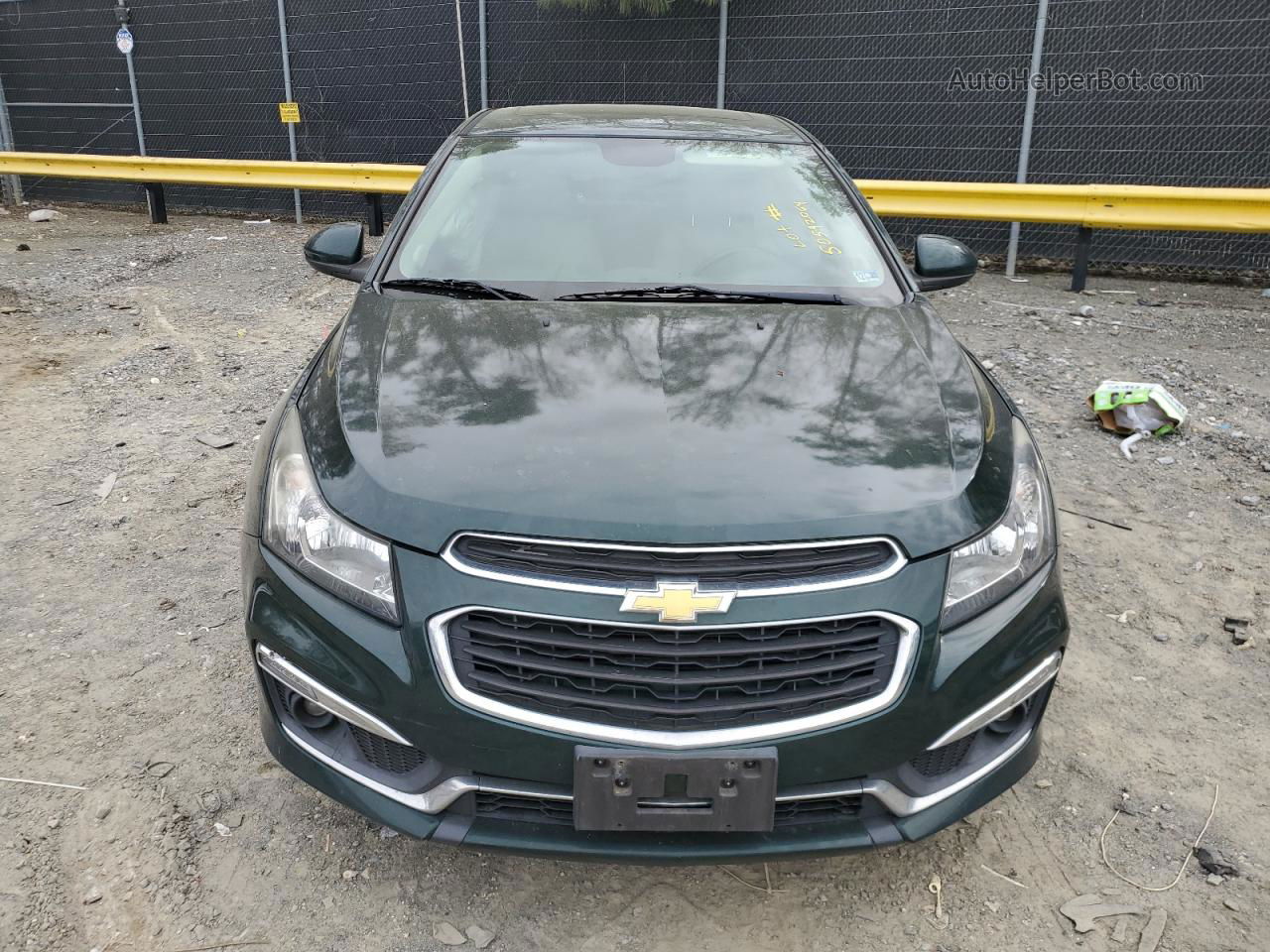 2015 Chevrolet Cruze Lt Зеленый vin: 1G1PE5SB2F7201225