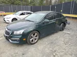 2015 Chevrolet Cruze Lt Green vin: 1G1PE5SB2F7201225