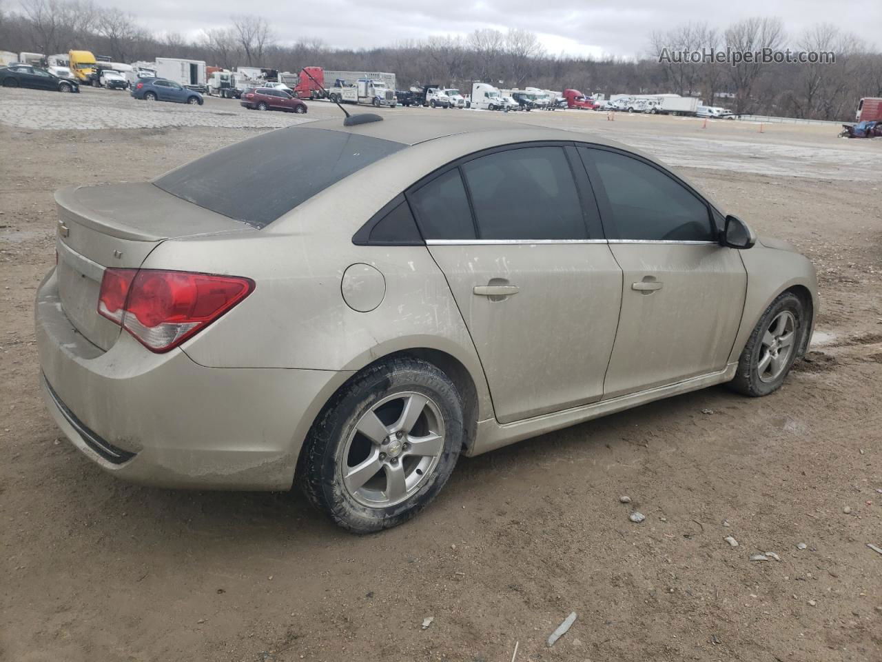 2016 Chevrolet Cruze Limited Lt Beige vin: 1G1PE5SB2G7113597