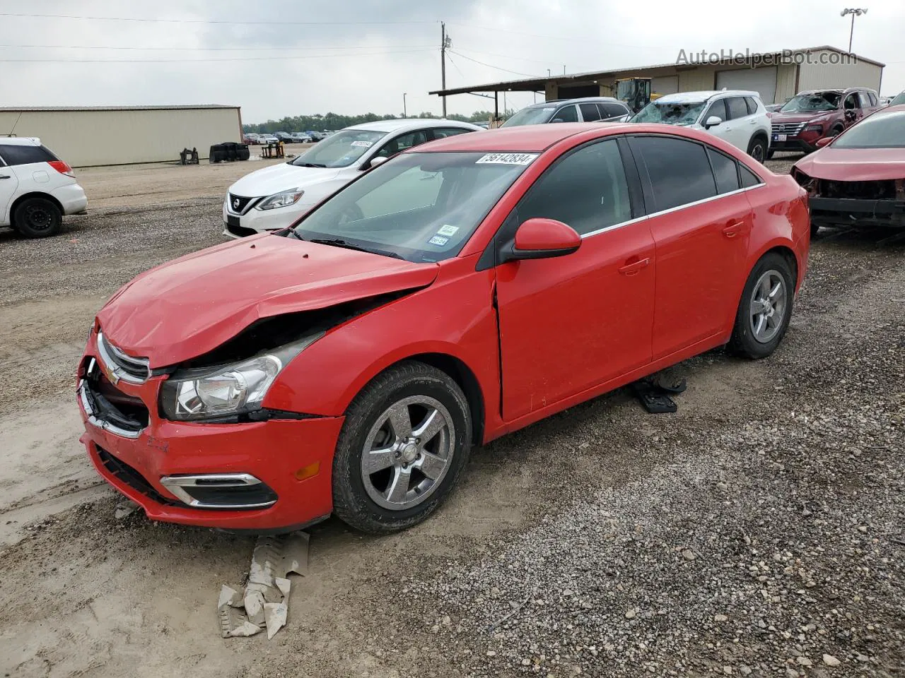 2016 Chevrolet Cruze Limited Lt Red vin: 1G1PE5SB2G7161469