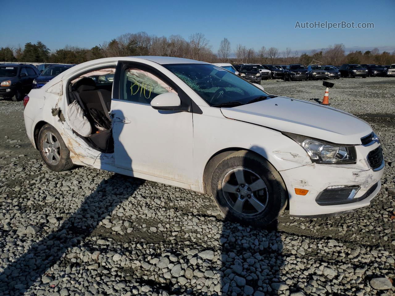 2016 Chevrolet Cruze Limited Lt White vin: 1G1PE5SB2G7206958