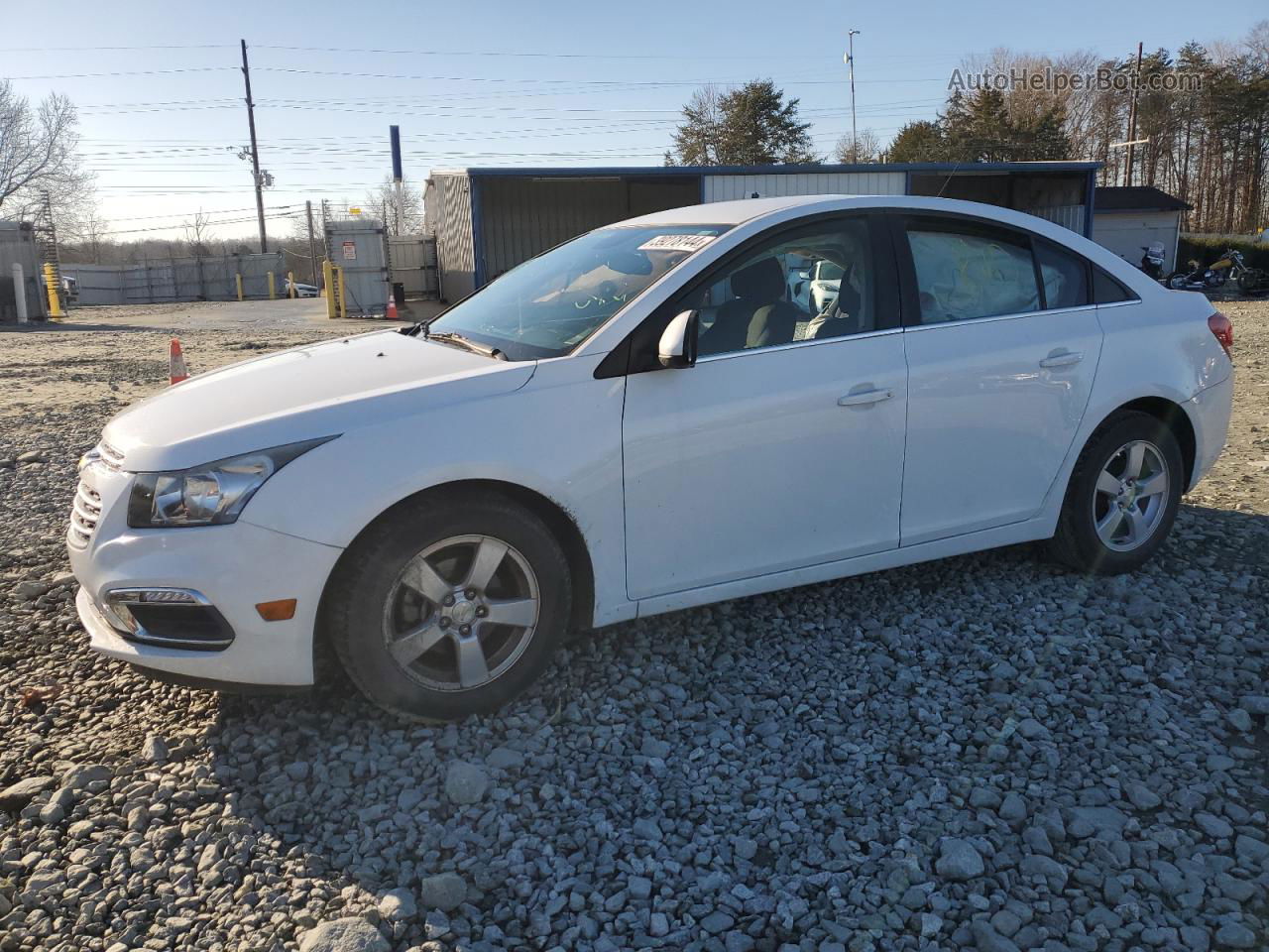 2016 Chevrolet Cruze Limited Lt White vin: 1G1PE5SB2G7206958