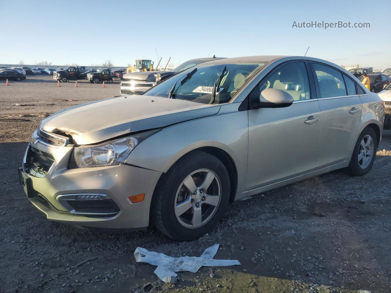 2016 Chevrolet Cruze Limited Lt Silver vin: 1G1PE5SB2G7208032