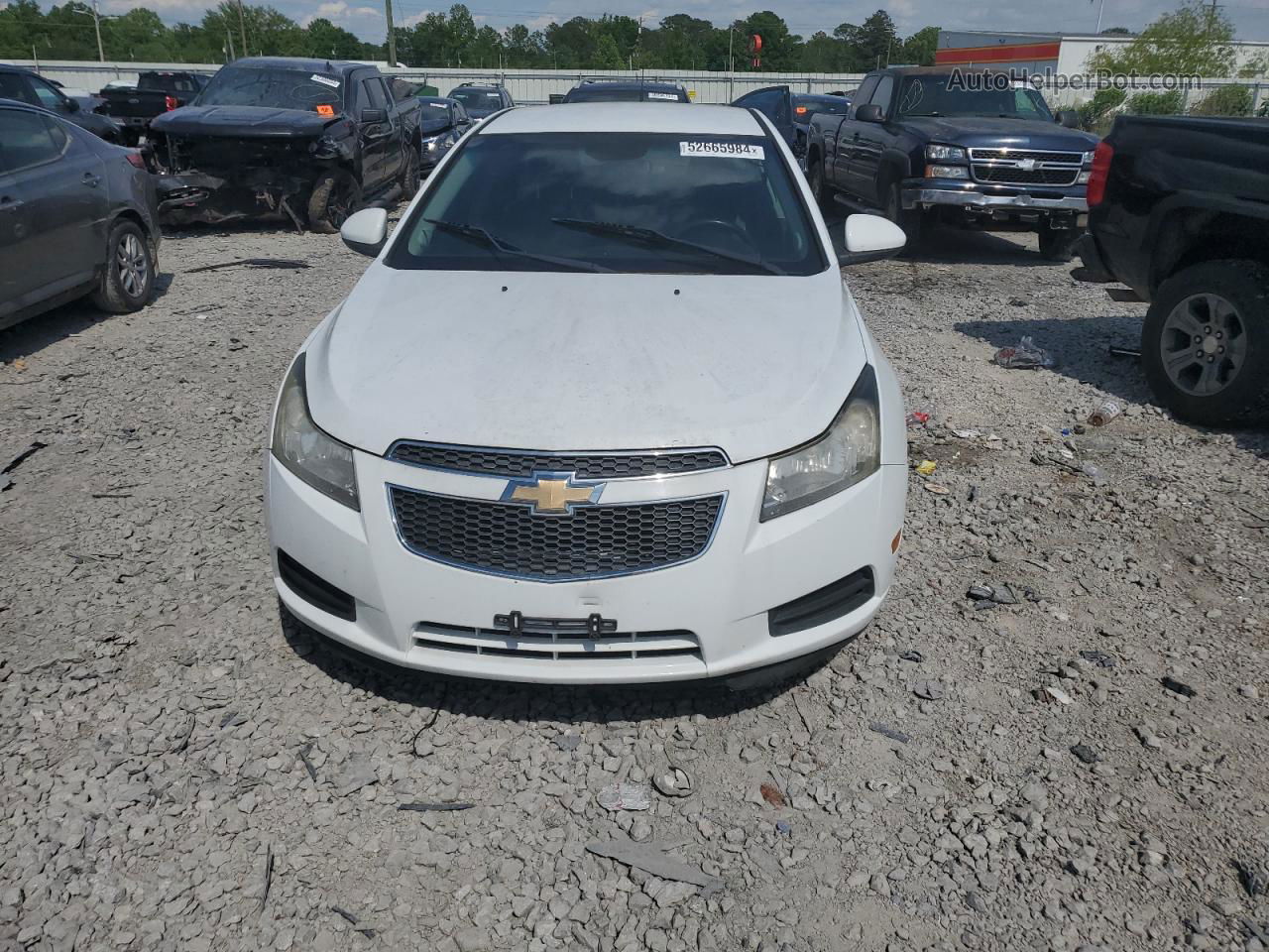 2013 Chevrolet Cruze Lt Белый vin: 1G1PE5SB3D7115919