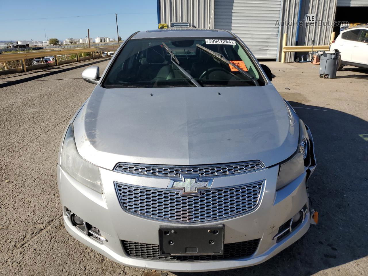 2013 Chevrolet Cruze Lt Silver vin: 1G1PE5SB3D7187980