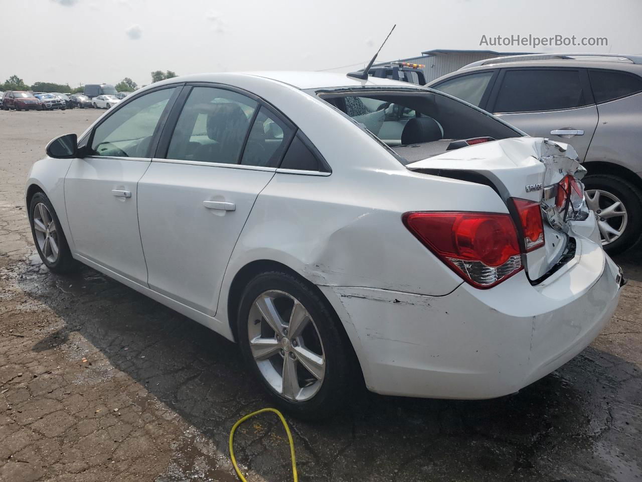 2013 Chevrolet Cruze Lt White vin: 1G1PE5SB3D7208309