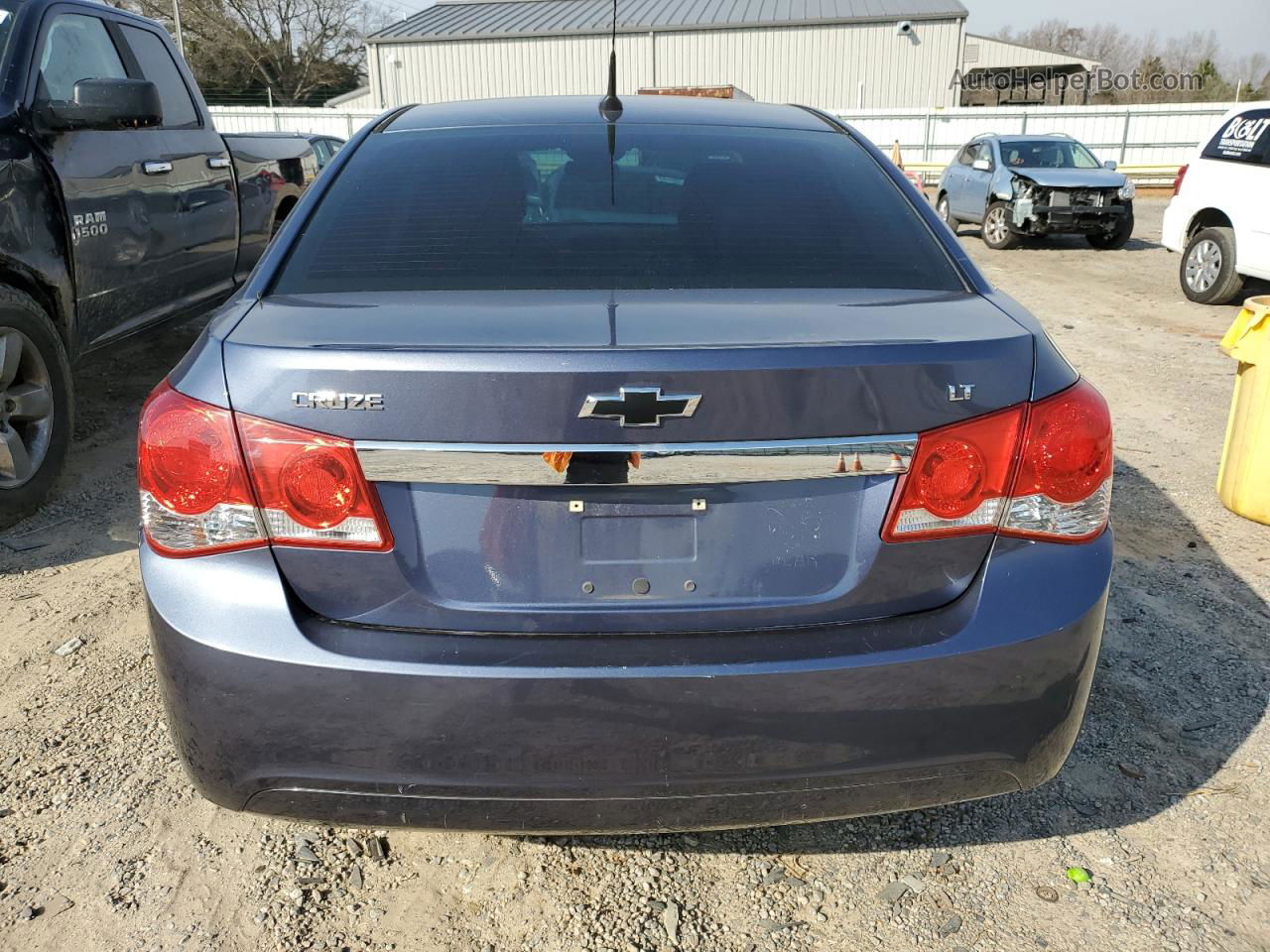 2014 Chevrolet Cruze Lt Blue vin: 1G1PE5SB3E7127182