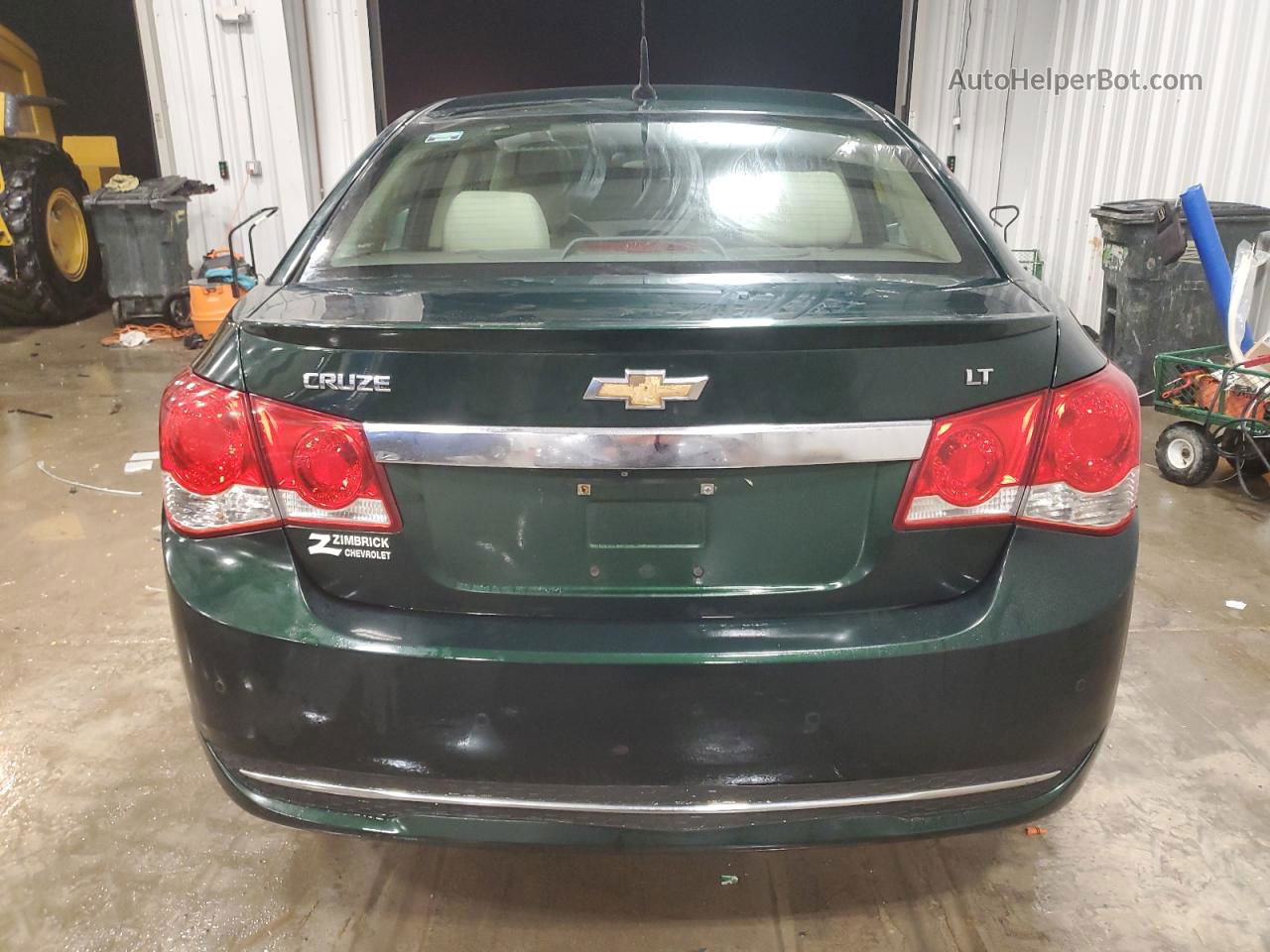 2014 Chevrolet Cruze Lt Green vin: 1G1PE5SB3E7230683