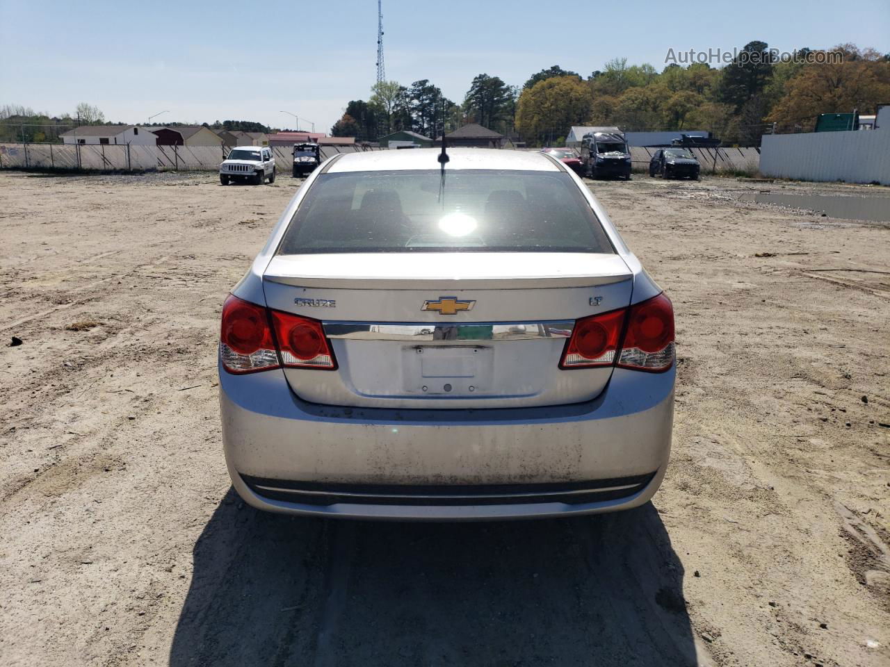 2014 Chevrolet Cruze Lt Silver vin: 1G1PE5SB3E7454343