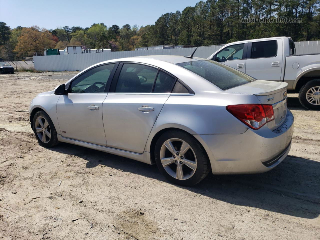 2014 Chevrolet Cruze Lt Silver vin: 1G1PE5SB3E7454343