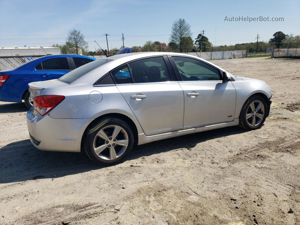 2014 Chevrolet Cruze Lt Silver vin: 1G1PE5SB3E7454343