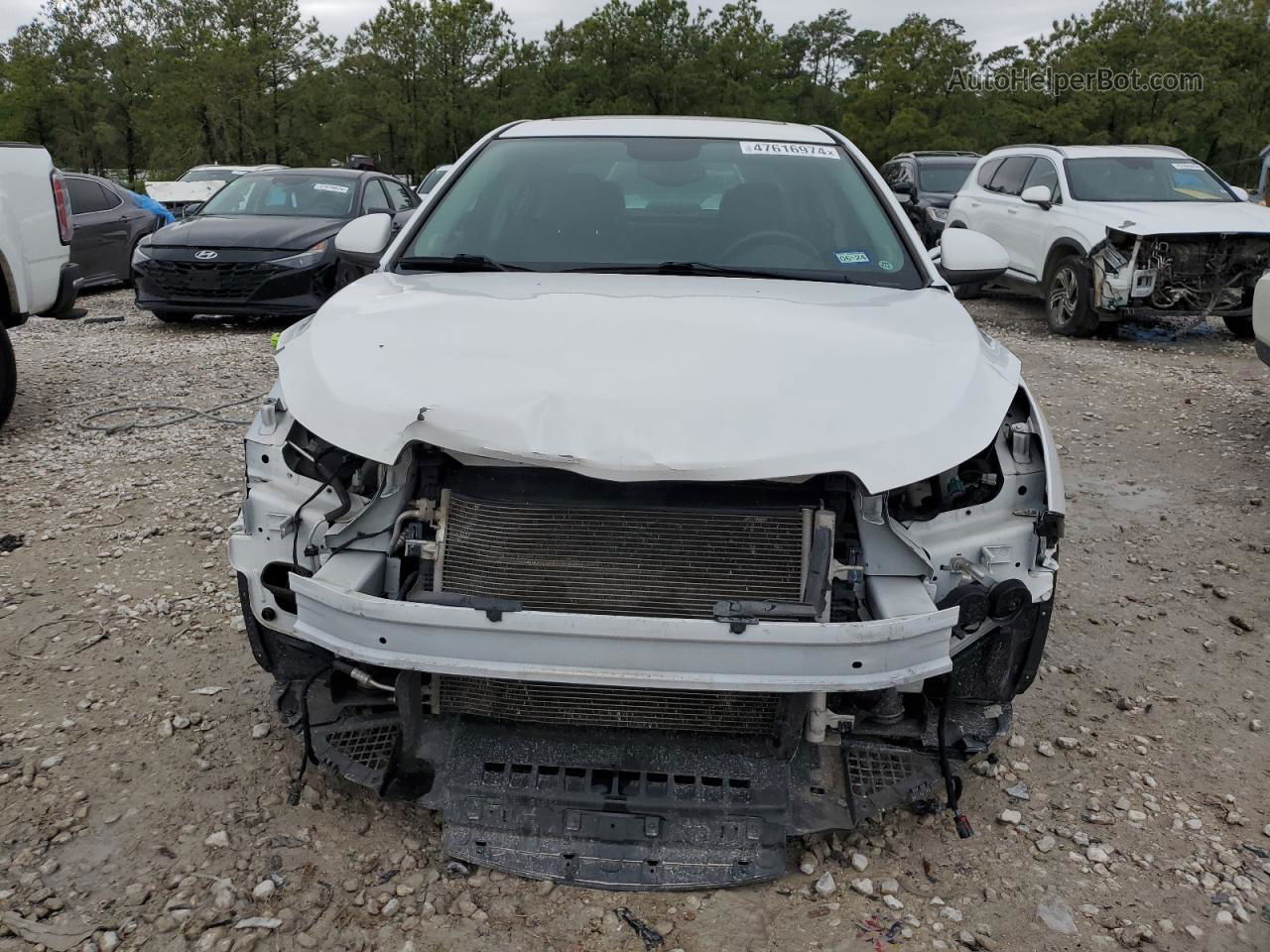 2015 Chevrolet Cruze Lt White vin: 1G1PE5SB3F7165044