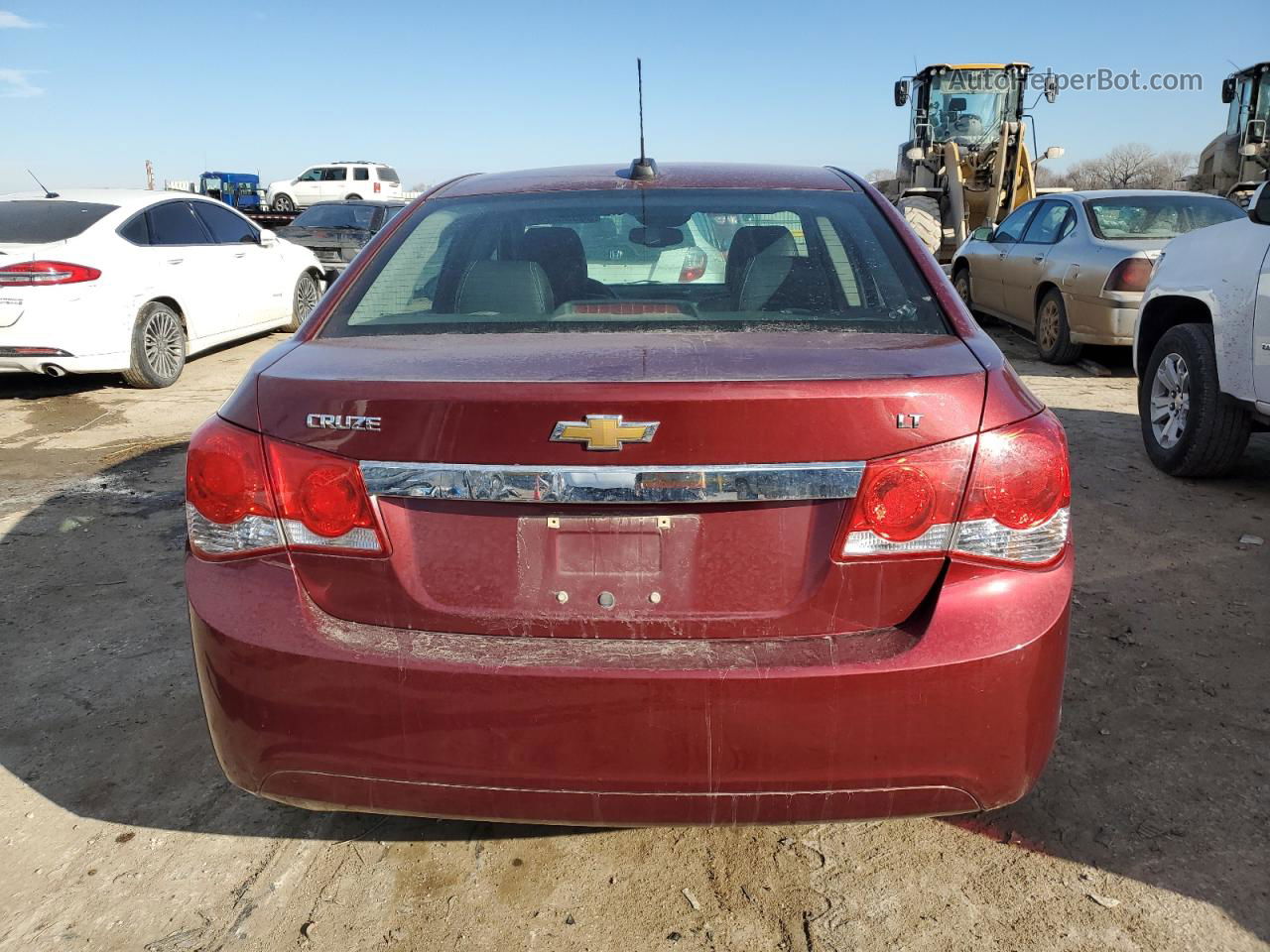 2015 Chevrolet Cruze Lt Maroon vin: 1G1PE5SB3F7165173