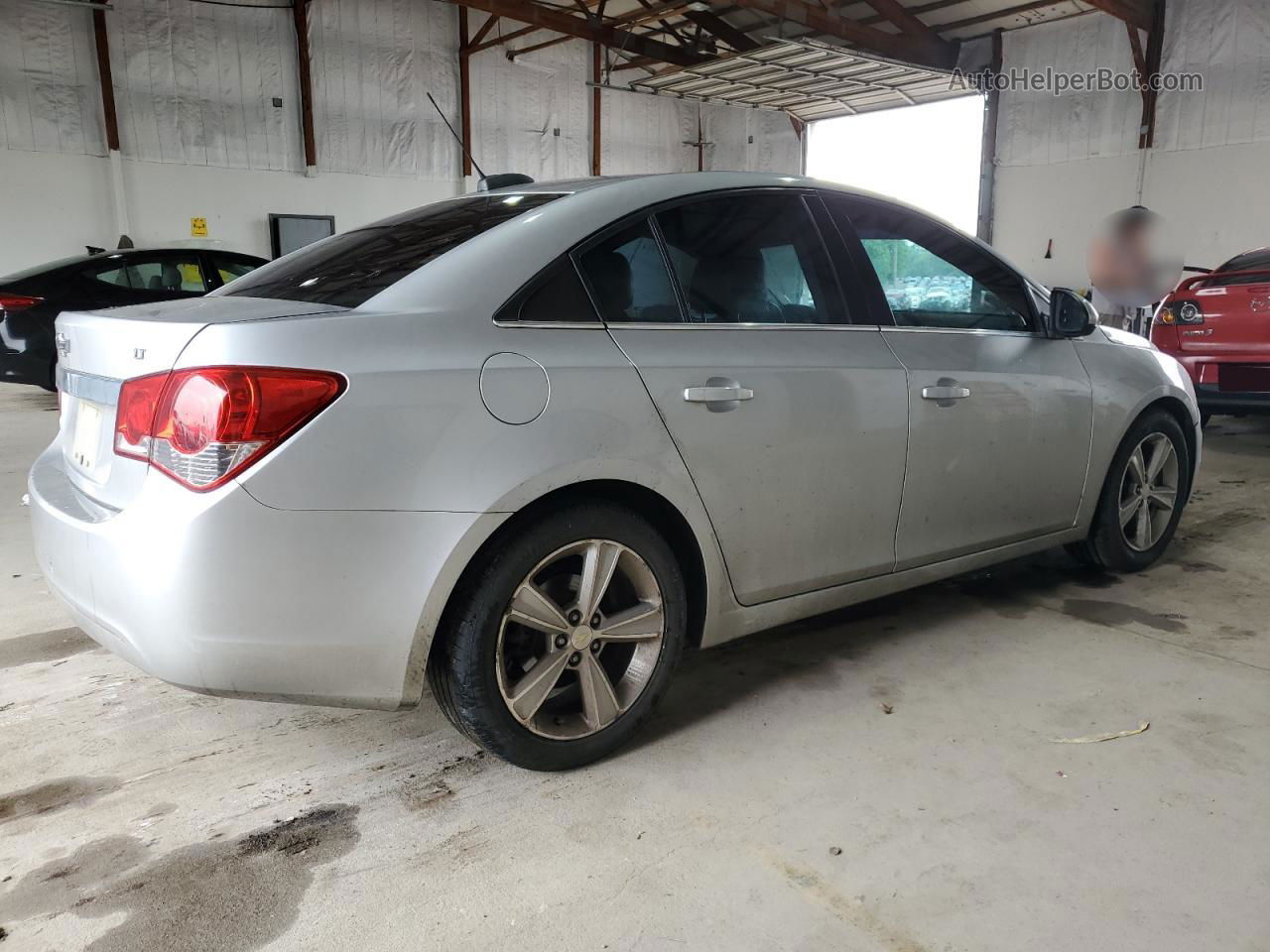 2015 Chevrolet Cruze Lt Silver vin: 1G1PE5SB3F7180336