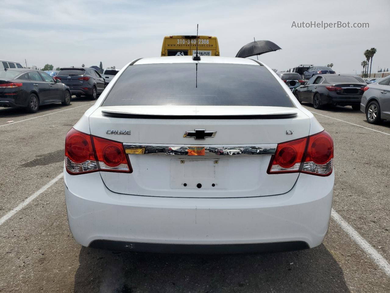 2016 Chevrolet Cruze Limited Lt White vin: 1G1PE5SB3G7108232