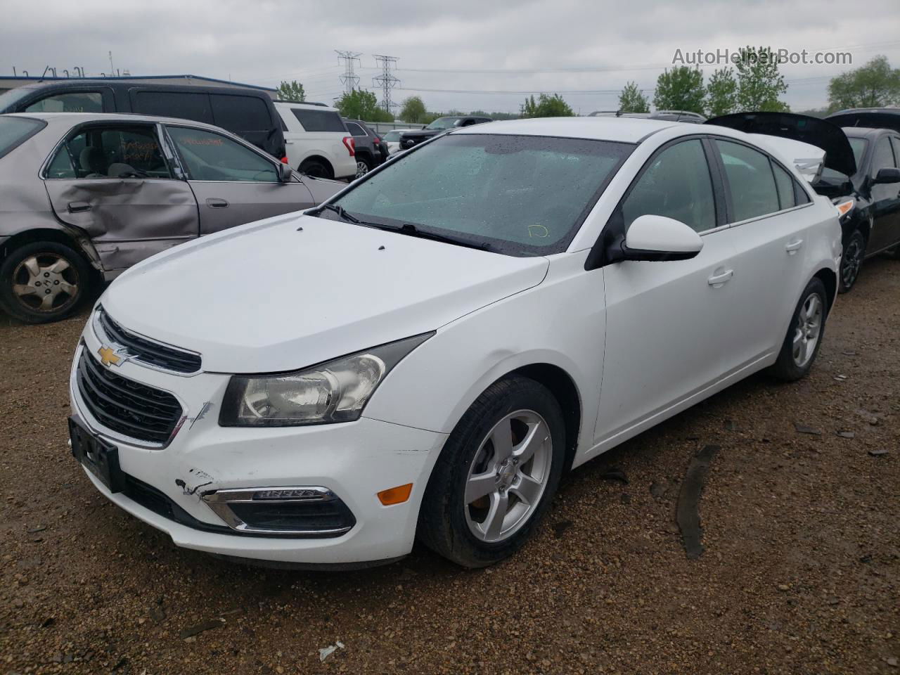 2016 Chevrolet Cruze Limited Lt White vin: 1G1PE5SB3G7127430