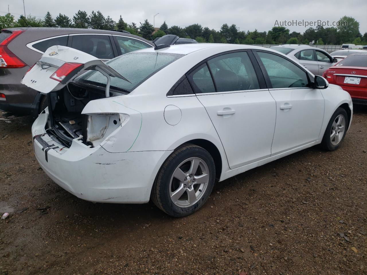 2016 Chevrolet Cruze Limited Lt White vin: 1G1PE5SB3G7127430