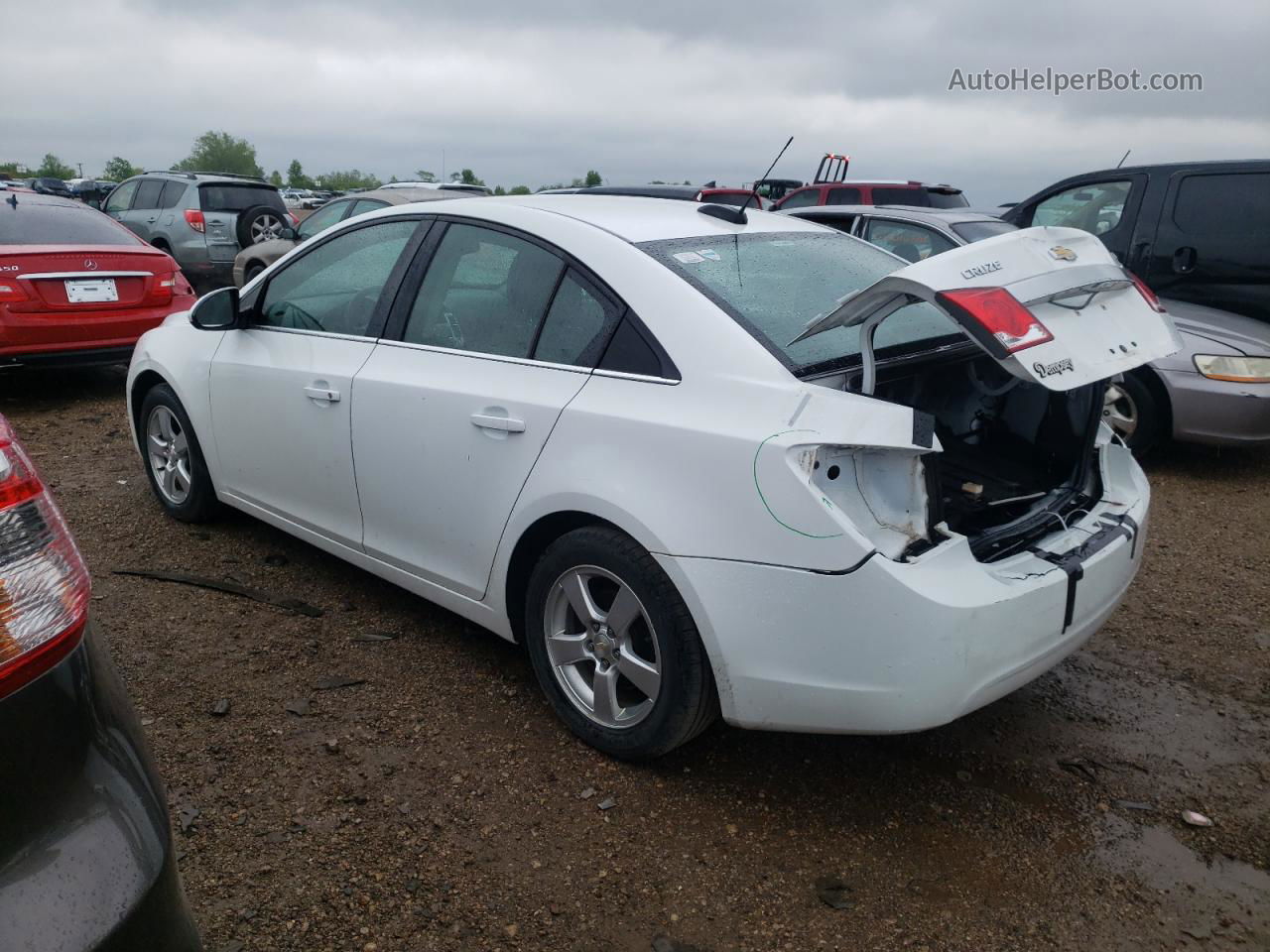 2016 Chevrolet Cruze Limited Lt White vin: 1G1PE5SB3G7127430