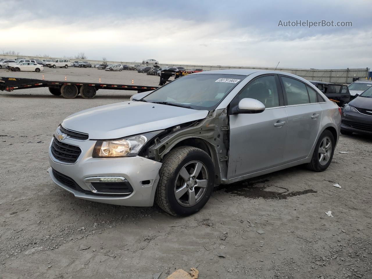 2016 Chevrolet Cruze Limited Lt Silver vin: 1G1PE5SB3G7129257