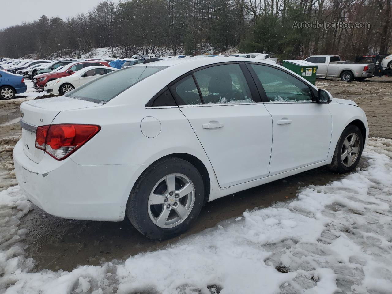 2016 Chevrolet Cruze Limited Lt White vin: 1G1PE5SB3G7130022