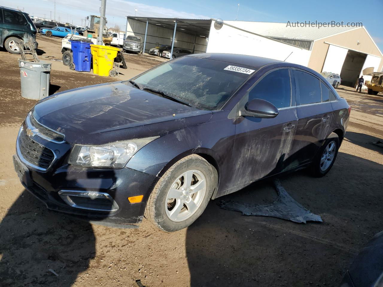 2016 Chevrolet Cruze Limited Lt Черный vin: 1G1PE5SB3G7159309