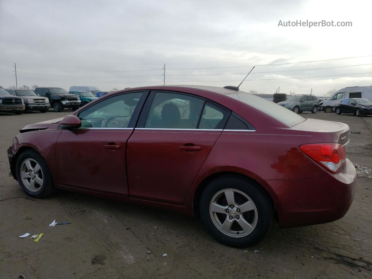 2016 Chevrolet Cruze Limited Lt Maroon vin: 1G1PE5SB3G7176031