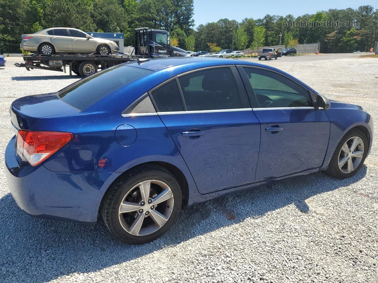 2013 Chevrolet Cruze Lt Blue vin: 1G1PE5SB4D7244932