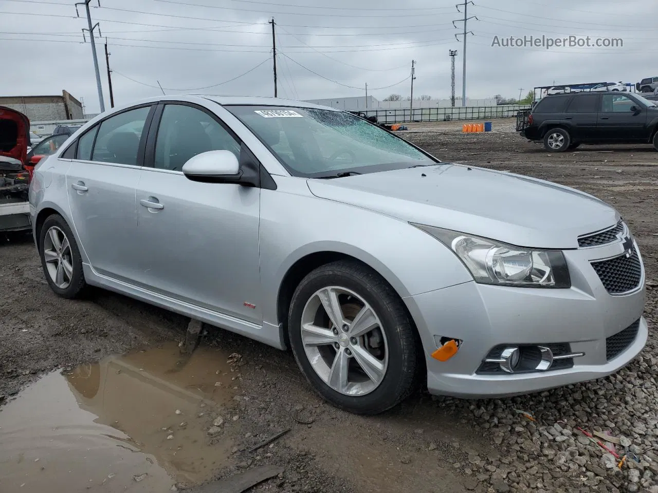 2014 Chevrolet Cruze Lt Silver vin: 1G1PE5SB4E7111024