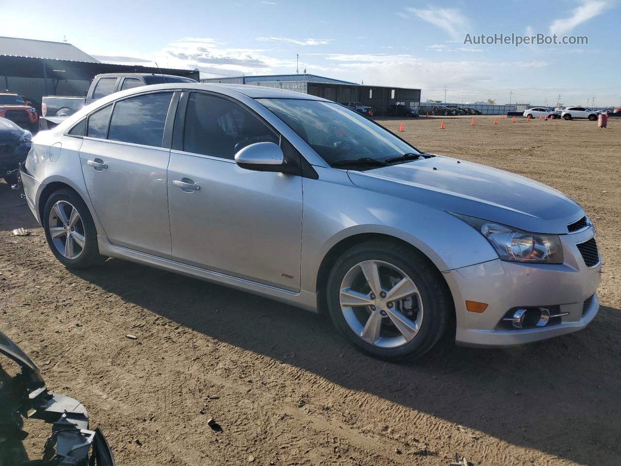 2014 Chevrolet Cruze Lt Silver vin: 1G1PE5SB4E7284851