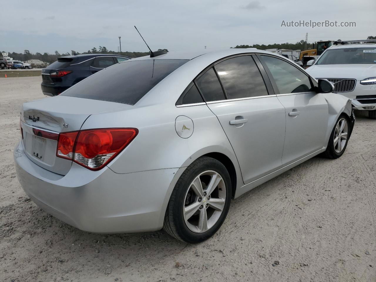 2015 Chevrolet Cruze Lt Silver vin: 1G1PE5SB4F7282874