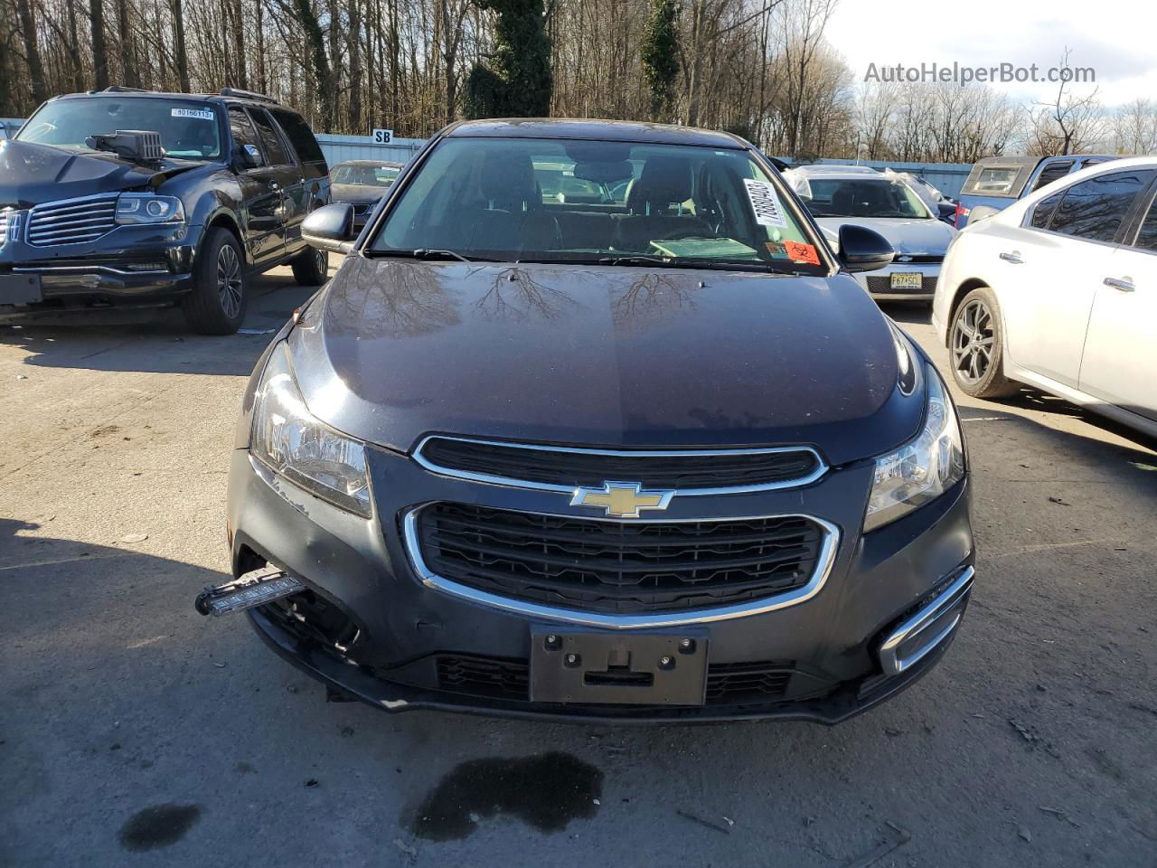 2015 Chevrolet Cruze Lt Blue vin: 1G1PE5SB4F7300323