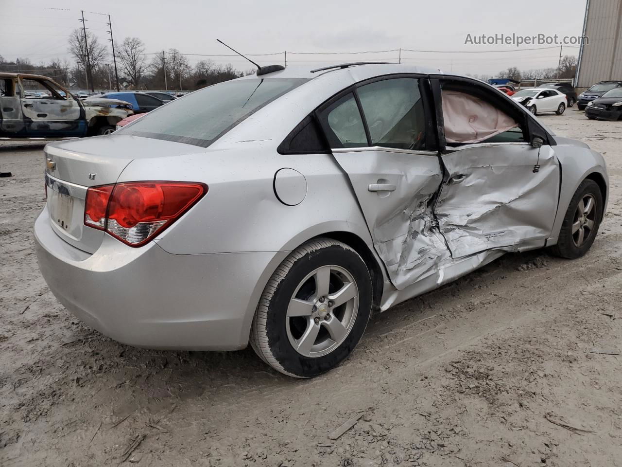 2016 Chevrolet Cruze Limited Lt Silver vin: 1G1PE5SB4G7128361