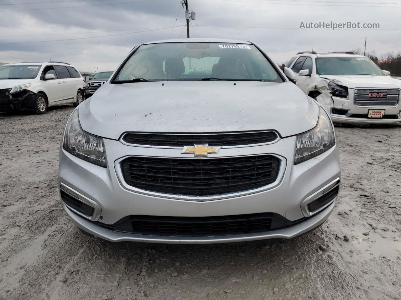 2016 Chevrolet Cruze Limited Lt Silver vin: 1G1PE5SB4G7128361