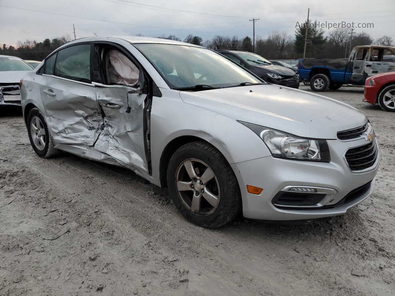 2016 Chevrolet Cruze Limited Lt Silver vin: 1G1PE5SB4G7128361