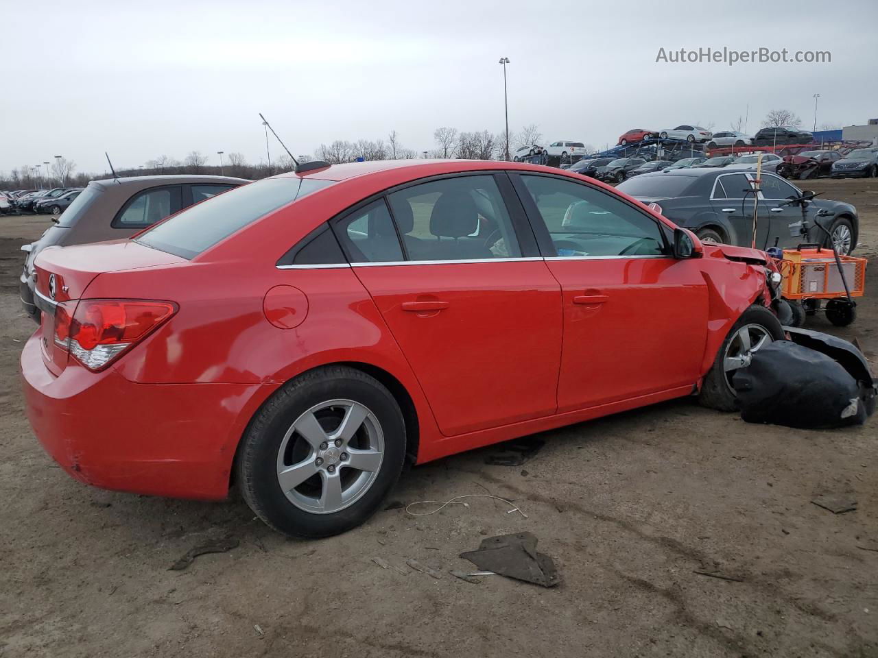 2016 Chevrolet Cruze Limited Lt Red vin: 1G1PE5SB4G7181156