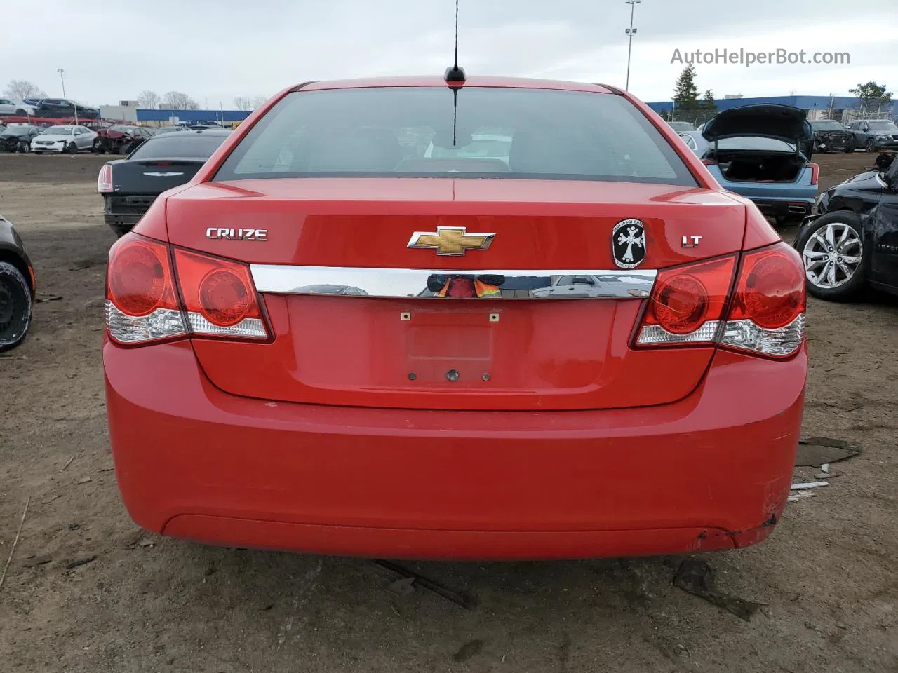 2016 Chevrolet Cruze Limited Lt Red vin: 1G1PE5SB4G7181156