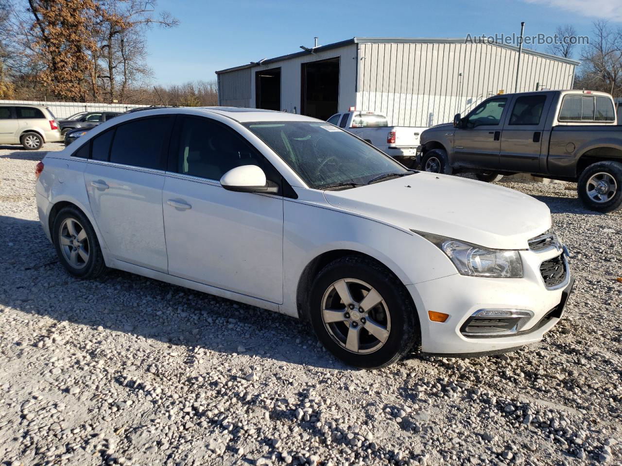 2016 Chevrolet Cruze Limited Lt White vin: 1G1PE5SB4G7194618