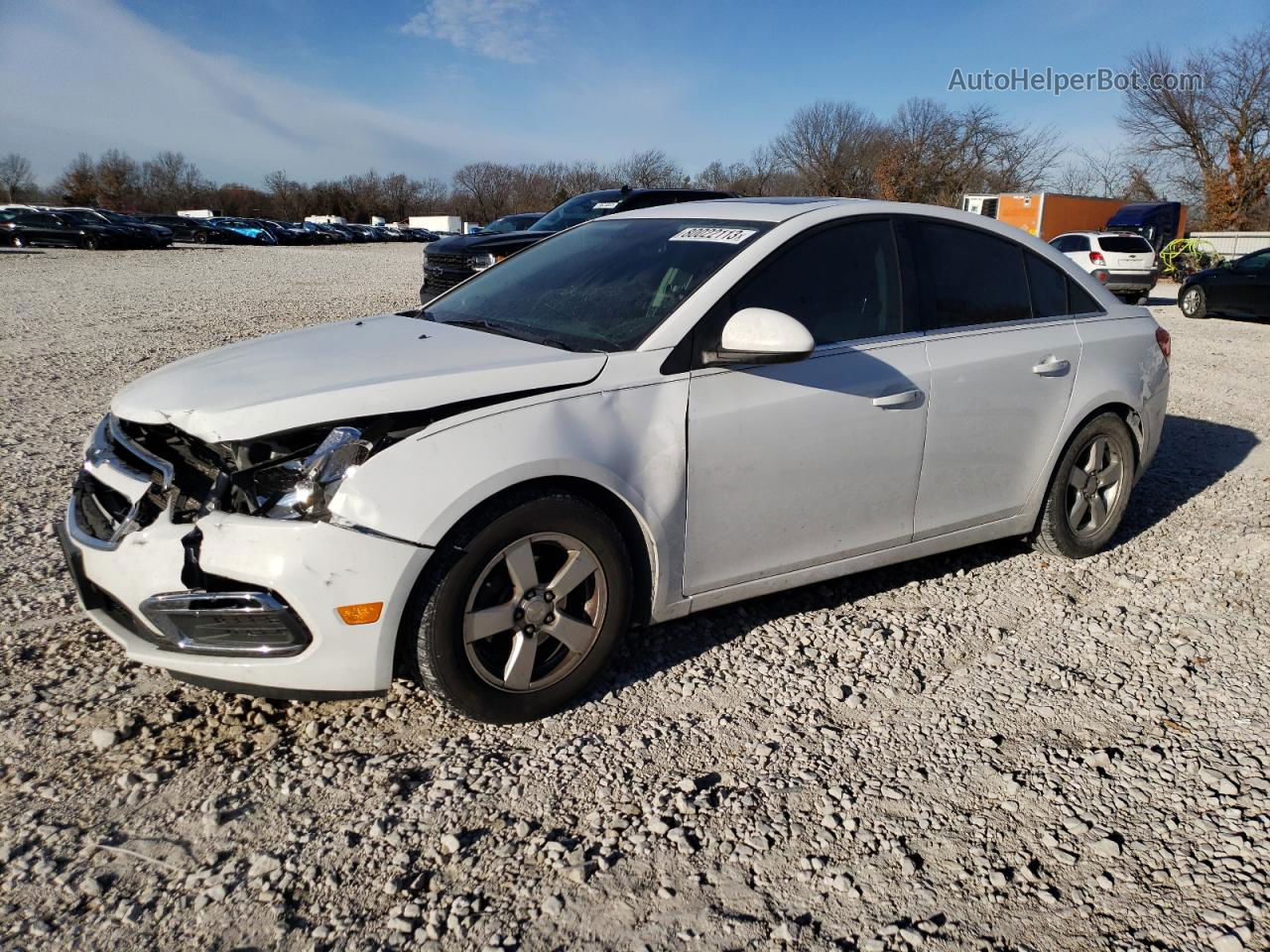 2016 Chevrolet Cruze Limited Lt White vin: 1G1PE5SB4G7194618