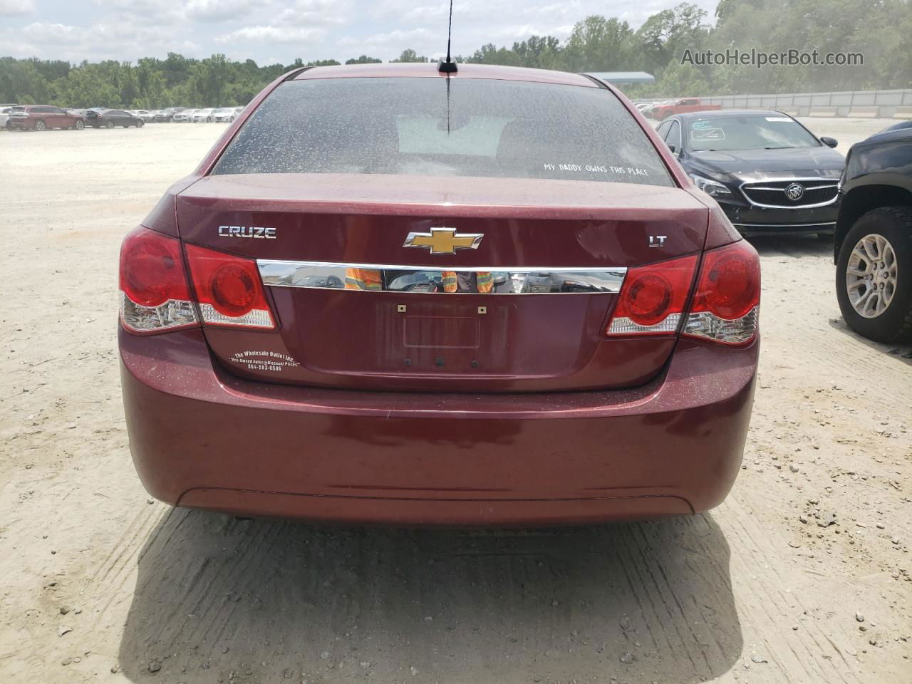 2016 Chevrolet Cruze Limited Lt Burgundy vin: 1G1PE5SB4G7217721