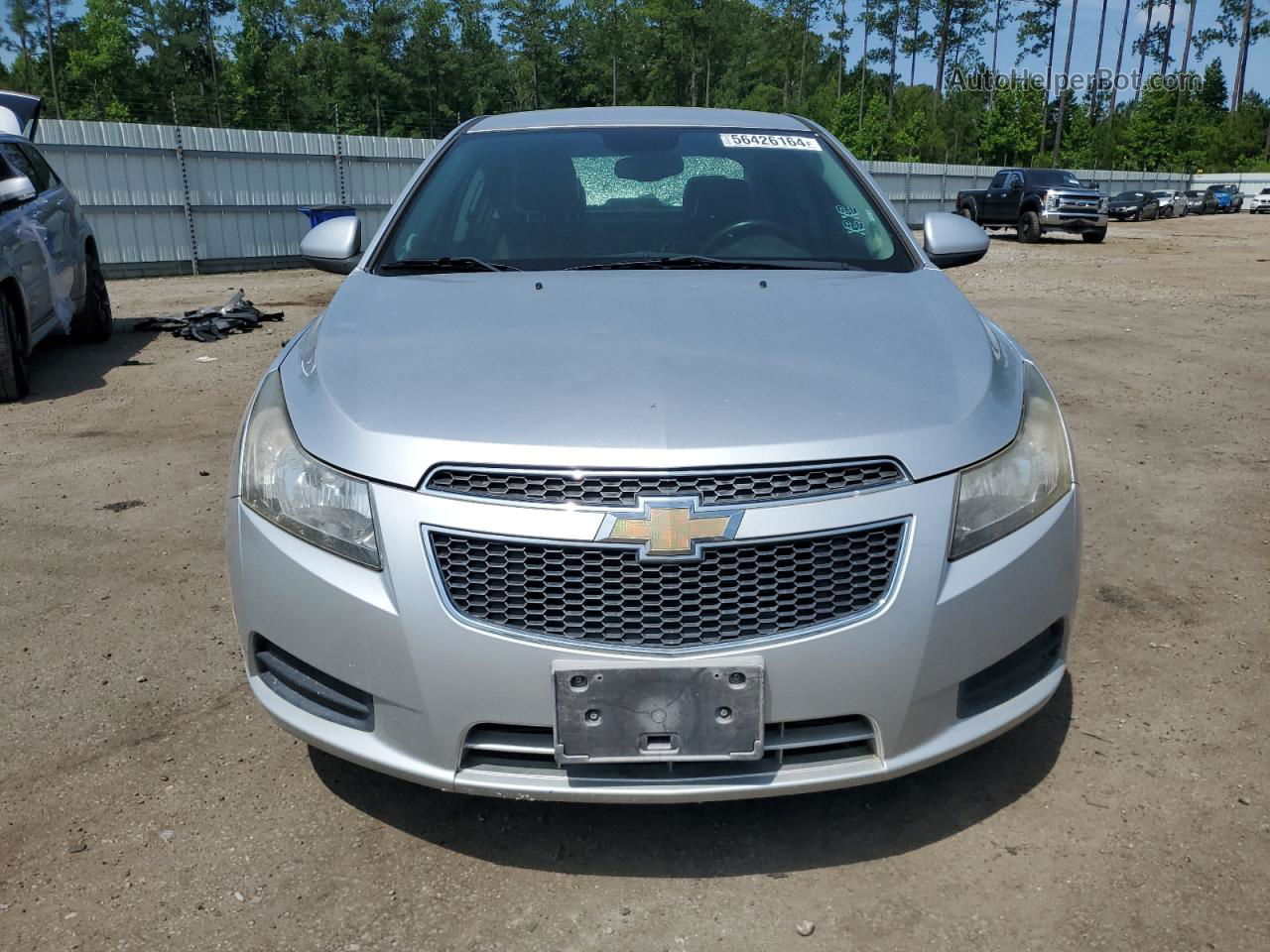 2013 Chevrolet Cruze Lt Silver vin: 1G1PE5SB5D7114819