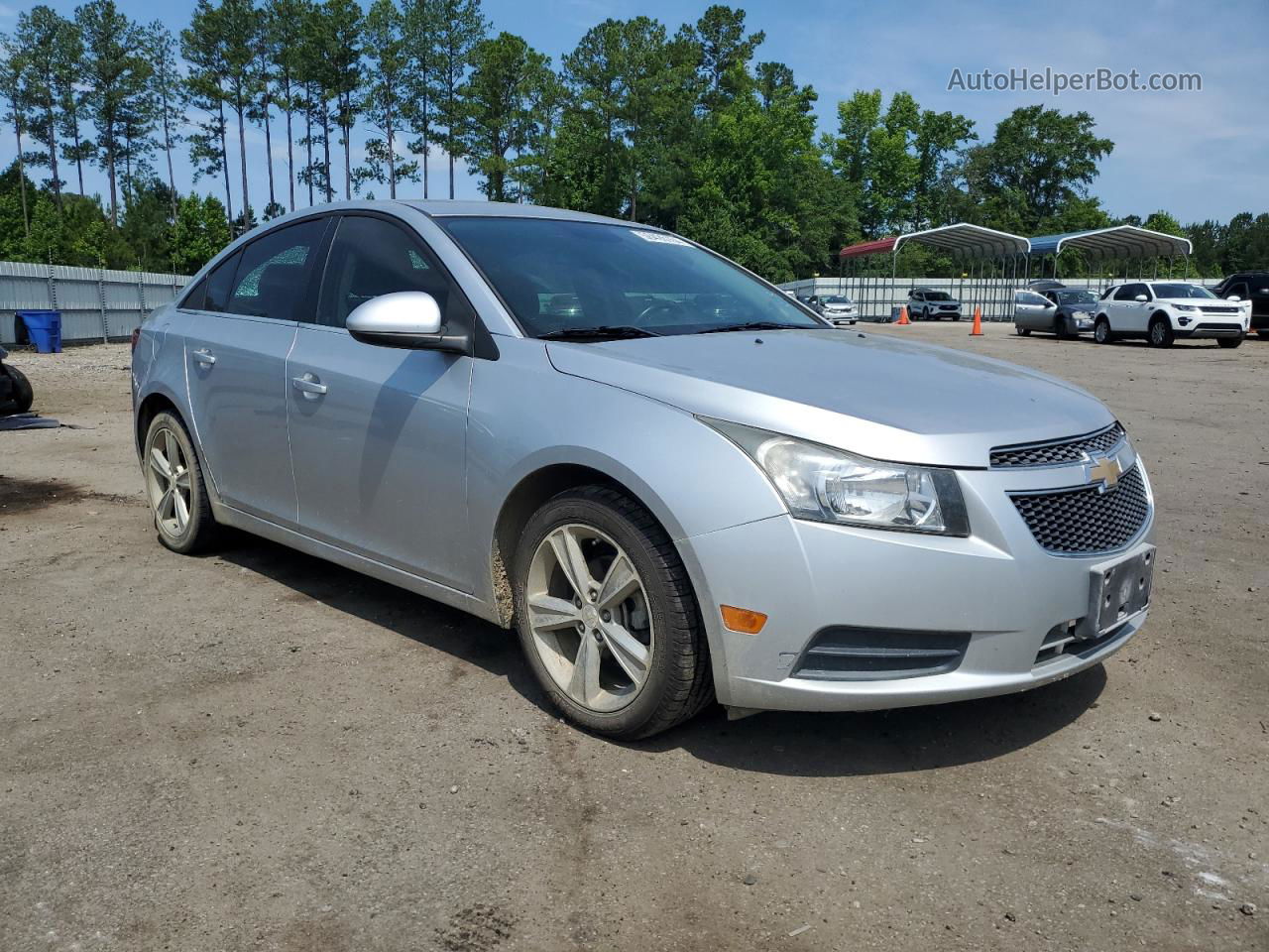 2013 Chevrolet Cruze Lt Silver vin: 1G1PE5SB5D7114819